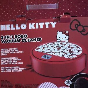 Hello Kitty 3-in-1 Robo Vacuum Cleaner - Red